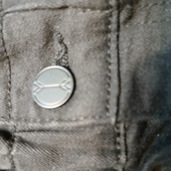 Banjara High Waist Black Denim Shorts Size 5/26 - Picture 6 of 8